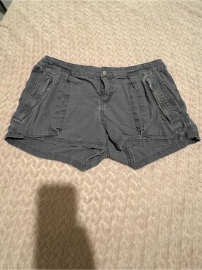 Converse Women's Dark Gray Athletic Cargo Shorts